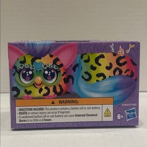 Furby DJ Furblets Rain-Bow-Kat Mini Electronic Plush Toy NEW Sealed Box Hasbro